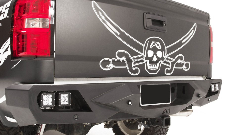 Fab Fours CS19-E4052-1 Vengeance Rear Bumper GMC Sierra 1500 19-22