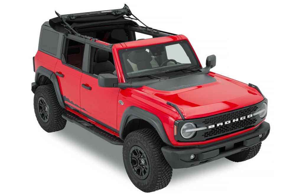 Панорамный люк Skyrider для жёсткой крыши Premium Black Twill Ford Bronco 21-26 4 Door Bestop 5246217