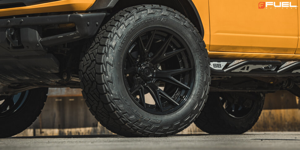 Fuel Off Road FC402MQ22126344N Catalyst Wheel Matte Black W/Candy Red Lip 22x12 -44