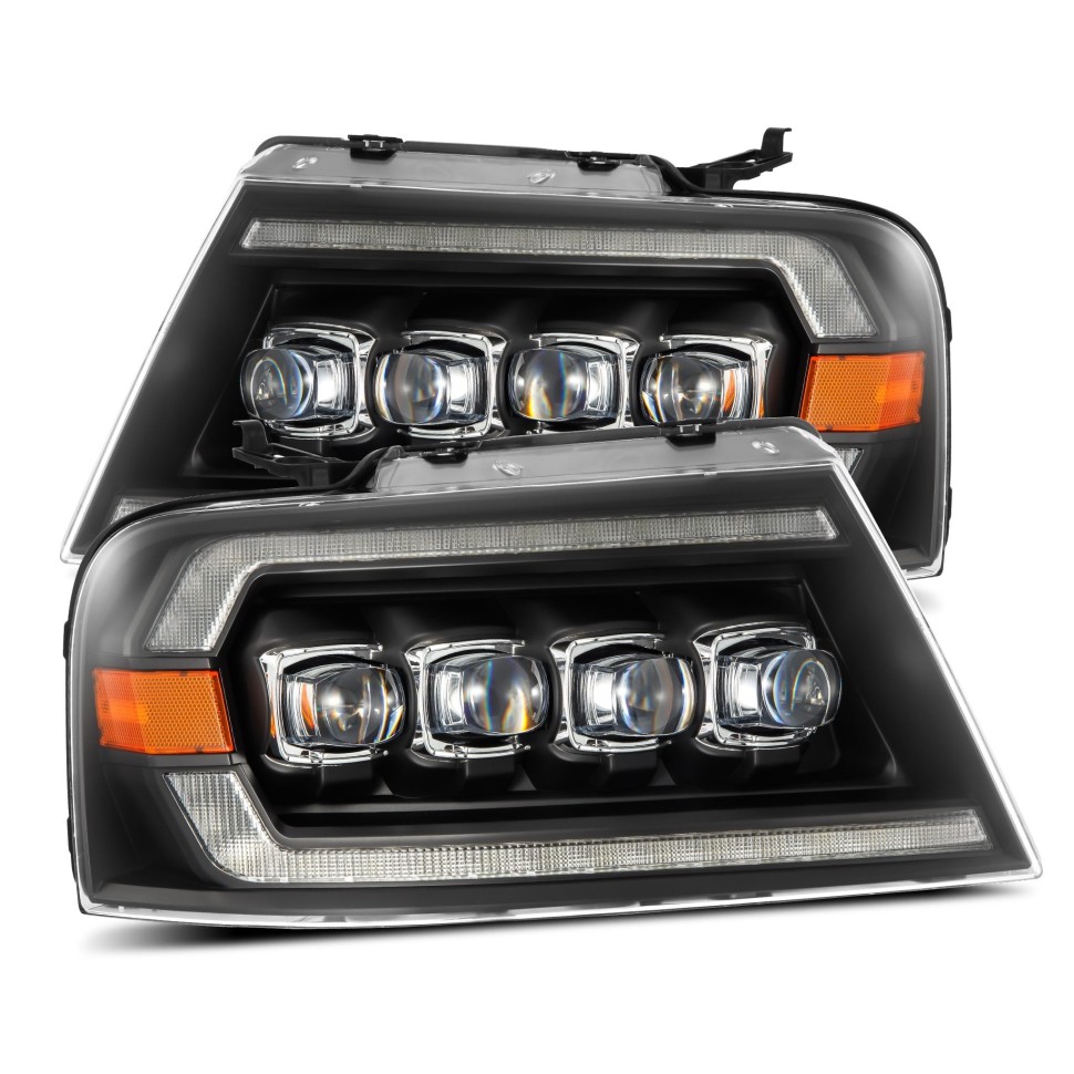 Комплект передних Led фар Ford F-150/Lincoln Mark LT 04-08 NOVA-Series AlphaRex 880128
