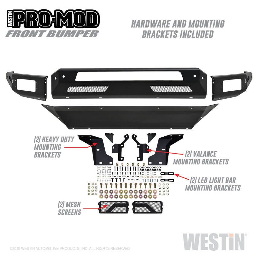 Передній бампер Westin Automotive Pro Mod Modular Ram 1500 Classic 13-20 (58-41025)