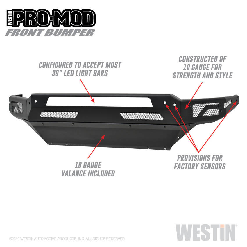 Передній бампер Westin Automotive Pro Mod Modular Ram 1500 Classic 13-20 (58-41025)