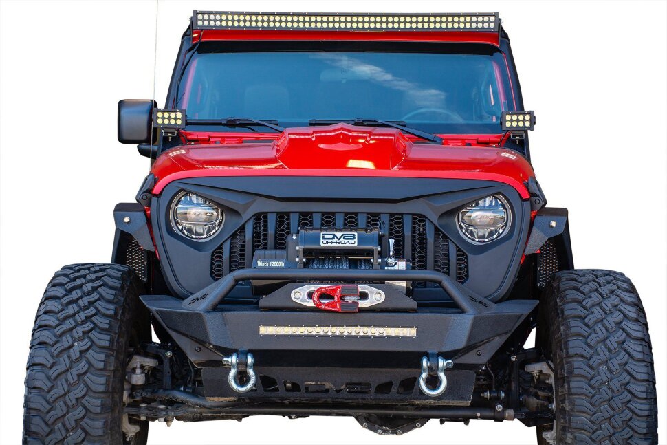 Решітка радіатора Jeep Wrangler JL/Gladiator JT 18-25 DV8 Offroad GRJL-01