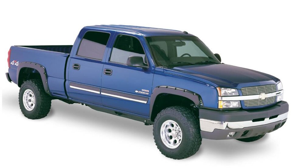 Bushwacker 40918-02 Pocket Style Fender Flares Set 4 PC Chevrolet Silverado 1500/2500/3500 03-07