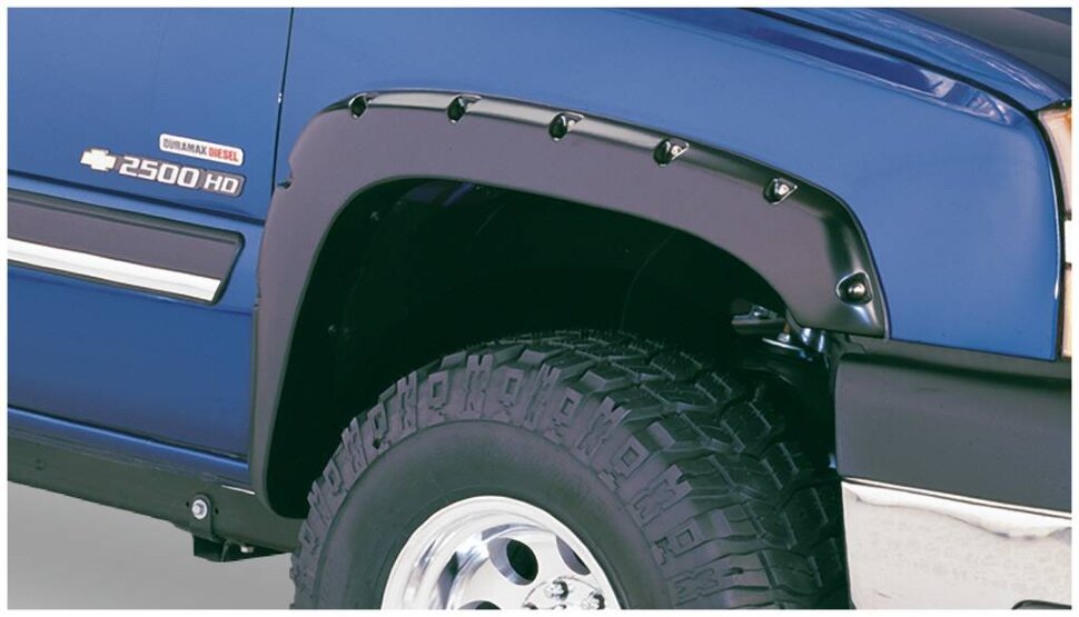 Bushwacker 40918-02 Pocket Style Fender Flares Set 4 PC Chevrolet Silverado 1500/2500/3500 03-07