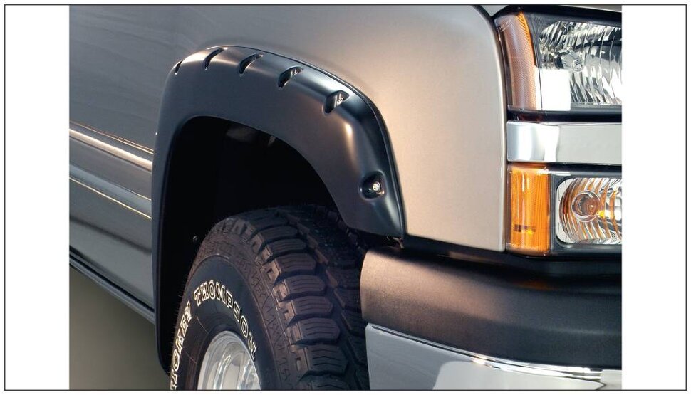 Bushwacker 40918-02 Pocket Style Fender Flares Set 4 PC Chevrolet Silverado 1500/2500/3500 03-07