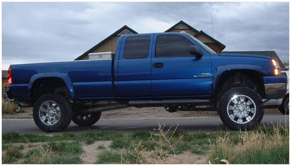 Bushwacker 40918-02 Pocket Style Fender Flares Set 4 PC Chevrolet Silverado 1500/2500/3500 03-07