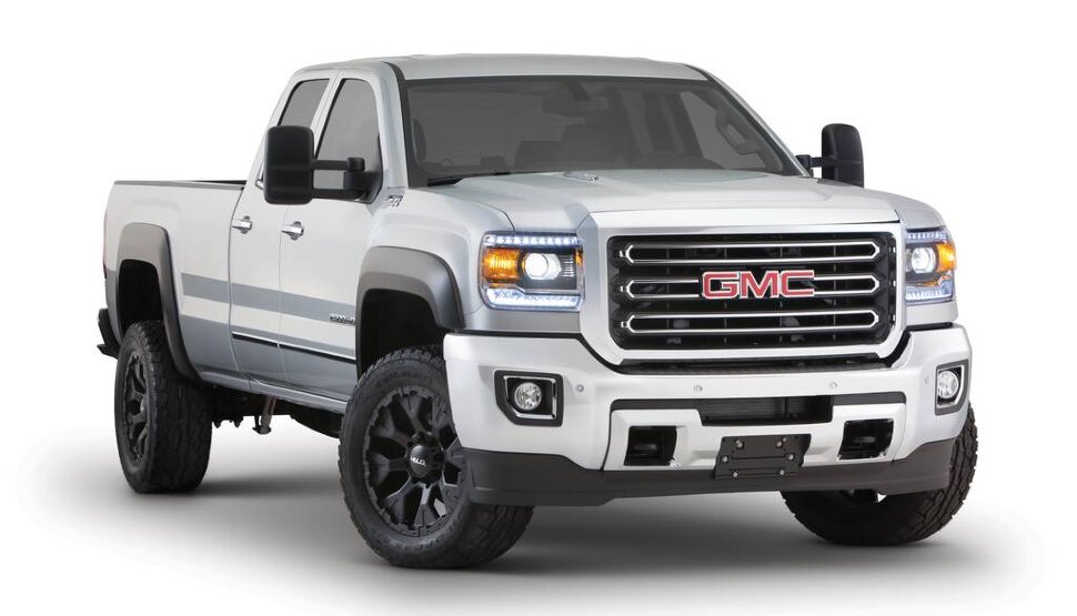Bushwacker 40966-02 Extend A Fender Flares Set 4 PC GMC Sierra 2500/3500 15-19