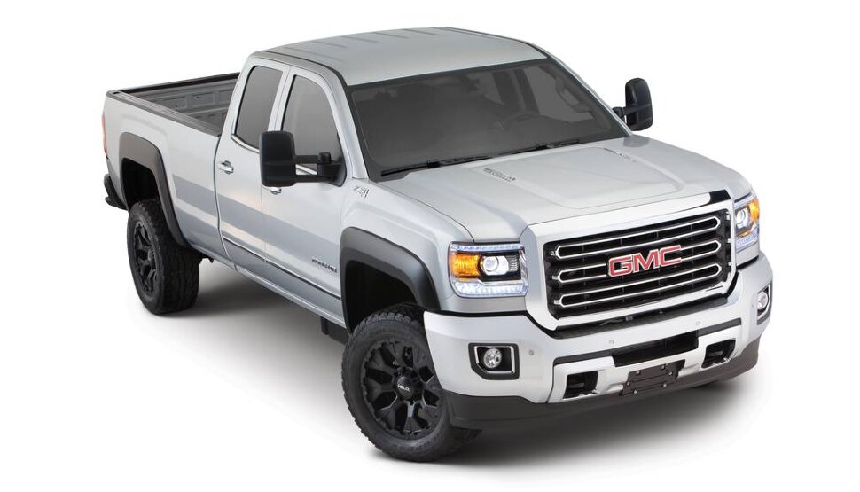 Bushwacker 40966-02 Extend A Fender Flares Set 4 PC GMC Sierra 2500/3500 15-19