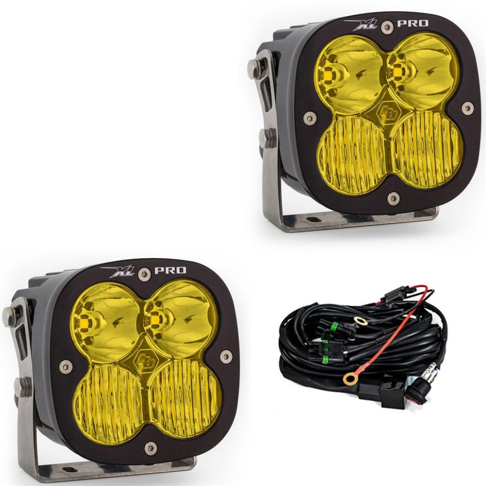 Комплект додаткових LED фар 4.43x4.43" Driving/Combo XL Pro Baja Designs 507813