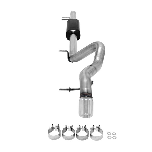 Flowmaster 817674 American Thunder Cat-Back Exhaust System Jeep Wrangler JK 07-18