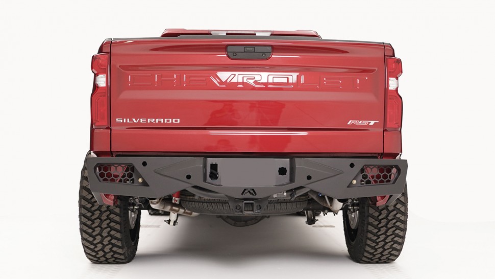 Fab Fours CS19-E4051-1 Vengeance Rear Bumper GMC Sierra 1500 19-22