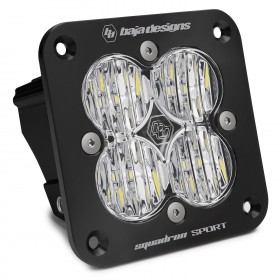Baja Designs 551005 Squadron Sport 3.07"x3.07" Wide Led Off-Road Light Flush Mount