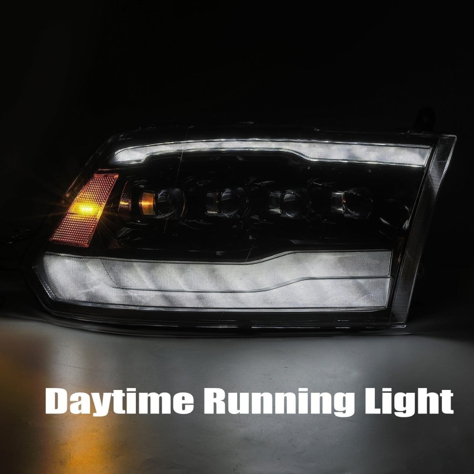 Комплект передних Led фар Dodge Ram 1500/2500/3500/4500/5500 09-18 NOVA-Series AlphaRex 880590
