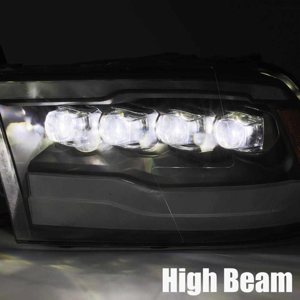 Комплект передних Led фар Dodge Ram 1500/2500/3500/4500/5500 09-18 NOVA-Series AlphaRex 880590