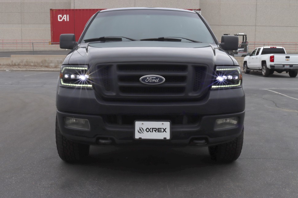 Комплект передних Led фар Ford F-150/Lincoln Mark LT 04-08 NOVA-Series AlphaRex 880129