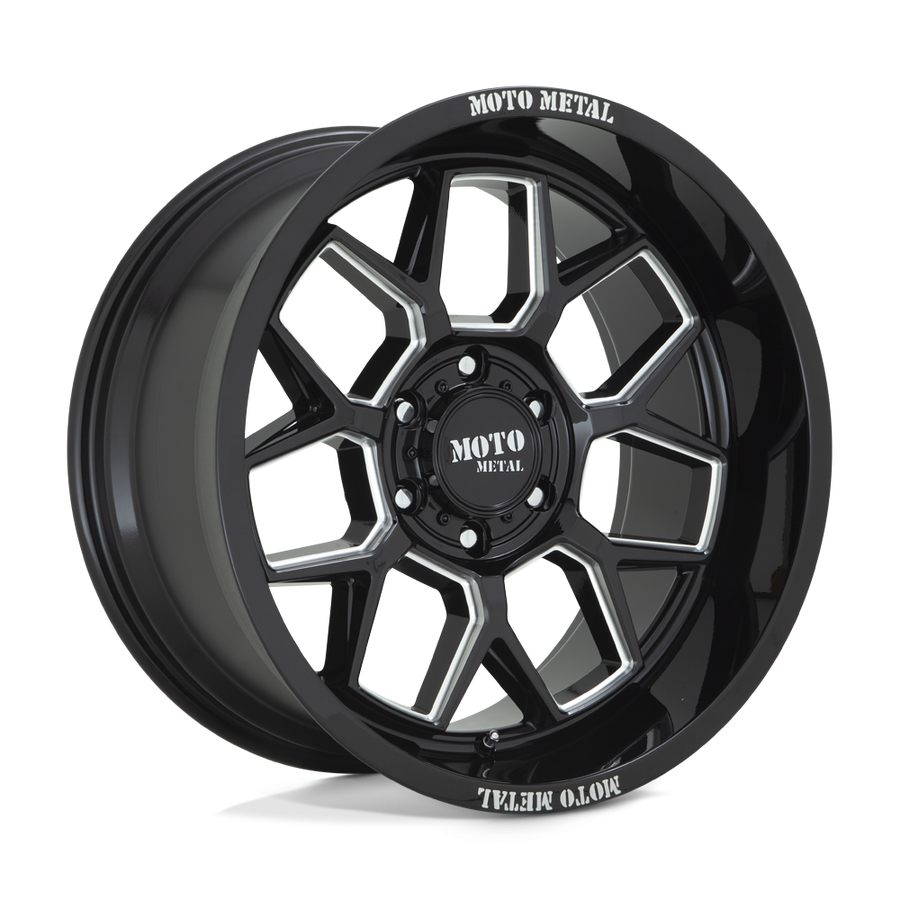 Колесный диск Moto Metal Banshee Gloss Black Milled 20x10 ET-18 MO80321063318N