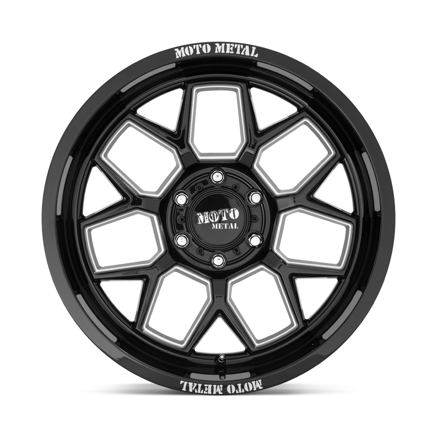 Колесный диск Moto Metal Banshee Gloss Black Milled 20x10 ET-18 MO80321063318N