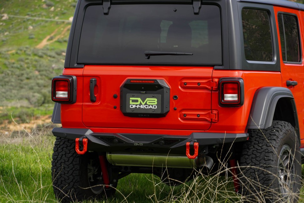 Комплект видалення запасного колеса Jeep Wrangler JL 18-25 DV8 Offroad TSJL-04