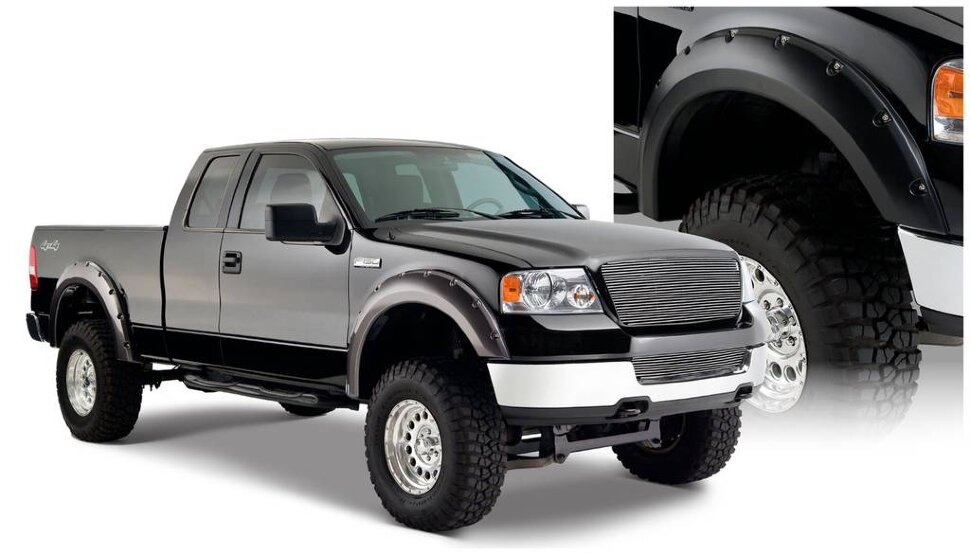 Bushwacker 20916-02 Pocket Style Fender Flares Set 4 PC Ford F-150 04-08