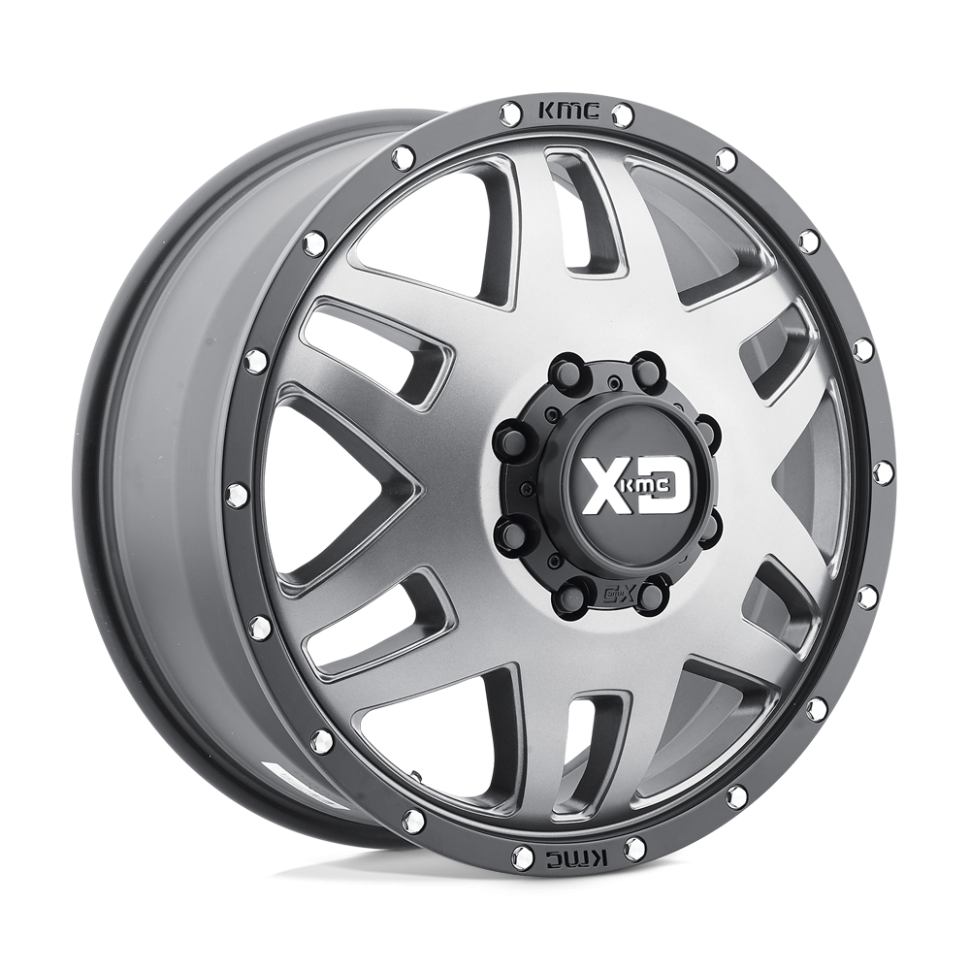 Колісний диск XD Wheels Machete Dually Matte Gray W/Black Ring 20x7.5 ET-152 XD130275824152N