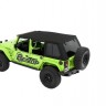 Bestop 5486317 Trektop Soft Top Jeep Wrangler JK 07-18 4 Door (Black Twill)