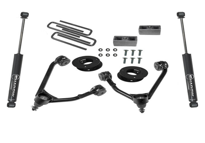 Лифт комплект подвески 3.5" Chevrolet Silverado 1500/GMC Sierra 1500 07-16 (Shadow Shocks) Superlift 3850