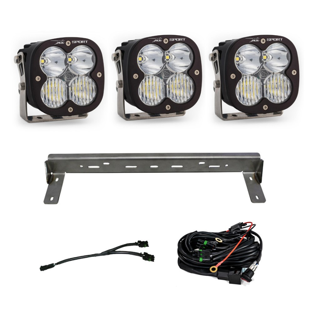 Комплект дополнительных LED фар на бампер Chevrolet Silverado 2500/3500 15-19 XL Sport Baja Designs 447840