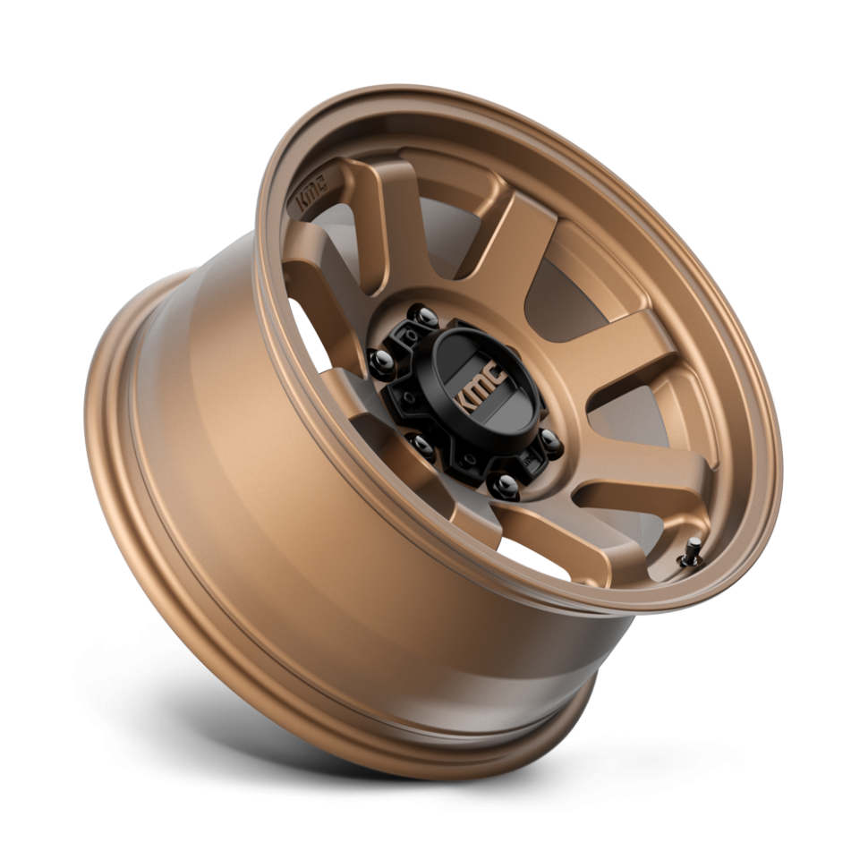 KMC Wheels KM72378577600US Trail Wheel Matte Bronze 17x8.5