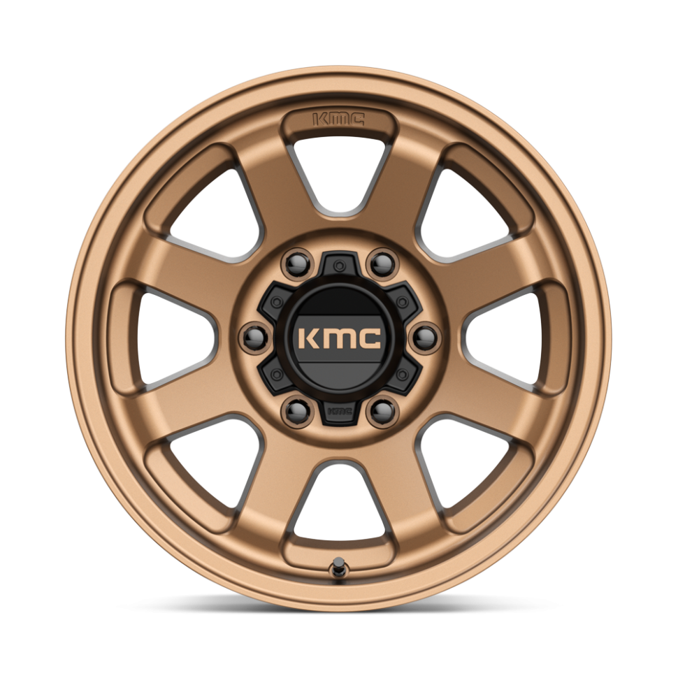 KMC Wheels KM72378577600US Trail Wheel Matte Bronze 17x8.5