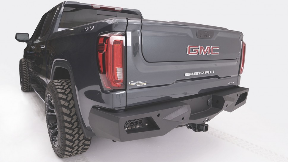 Fab Fours CS14-E3151-1 Vengeance Rear Bumper GMC Sierra 1500 14-18