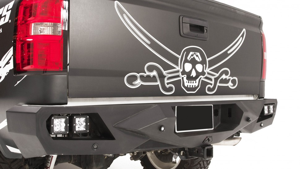 Fab Fours CS14-E3151-1 Vengeance Rear Bumper GMC Sierra 1500 14-18