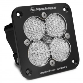 Baja Designs 551006 Squadron Sport 3.07"x3.07" Work/Scene Led Off-Road Light Flush Mount