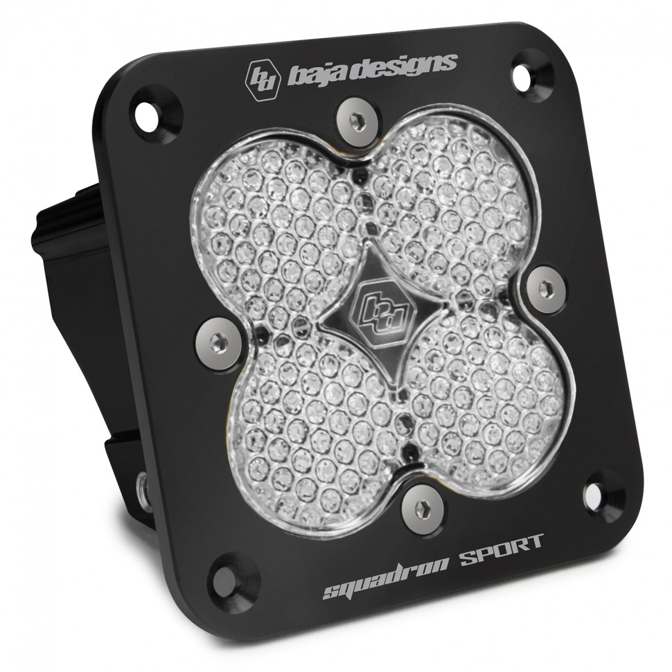 Baja Designs 551006 Squadron Sport 3.07"x3.07" Work/Scene Led Off-Road Light Flush Mount