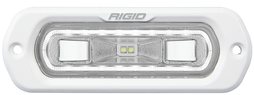 Rigid Industries 51200 SR-L Flush Mount Light W/Backlit White 4.5x1.5" Wide/Drive