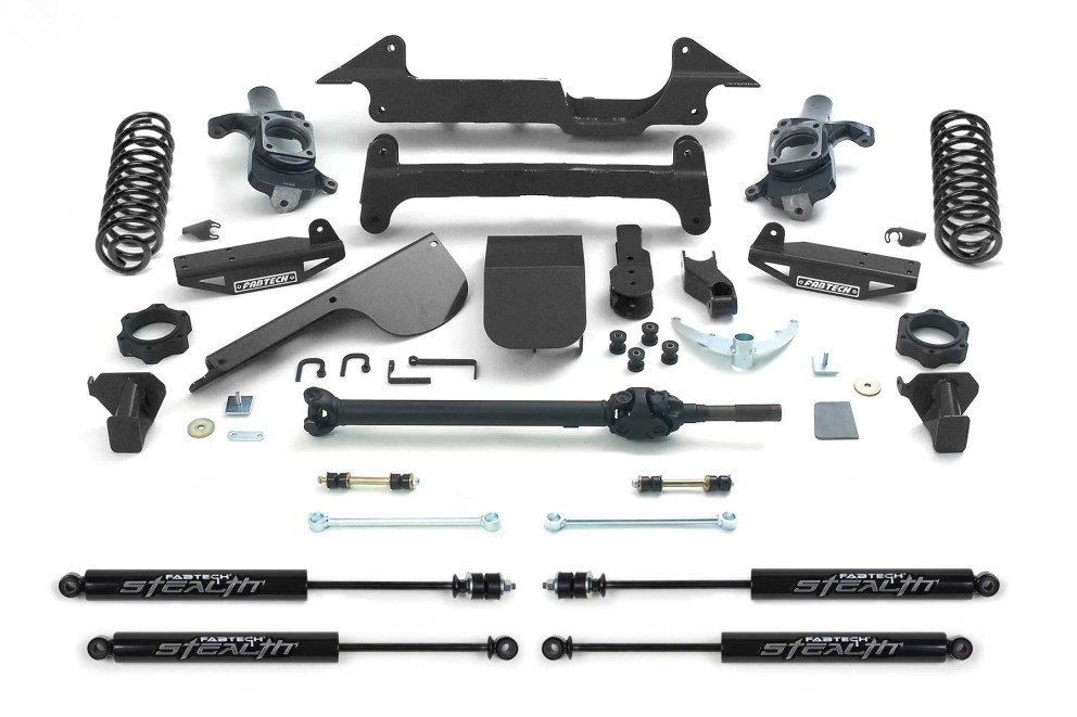 Fabtech K5000M Suspension Lift Kit Lift 6" Hummer H2 03-08