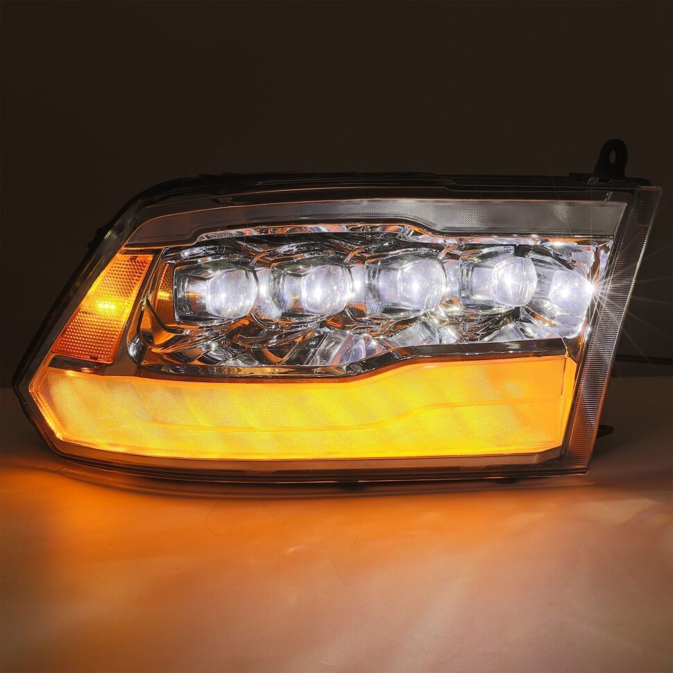 Комплект передніх Led фар Dodge Ram 1500/2500/3500/4500/5500 09-18 NOVA-Series AlphaRex 880591