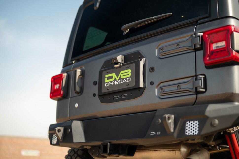 Комплект видалення запасного колеса Jeep Wrangler JL 18-25 DV8 Offroad TSJL-02