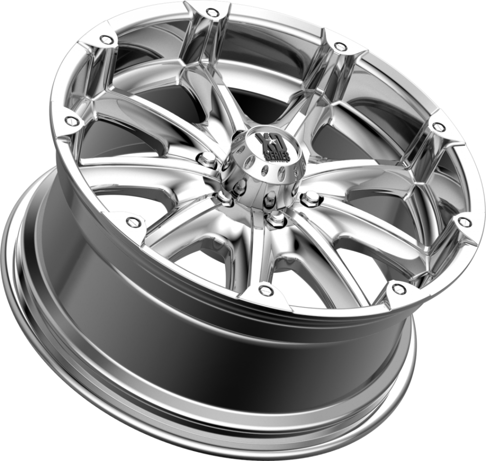 XD Wheels XD77989087312N Badlands Wheel Gloss Black Machined 18x9 -12