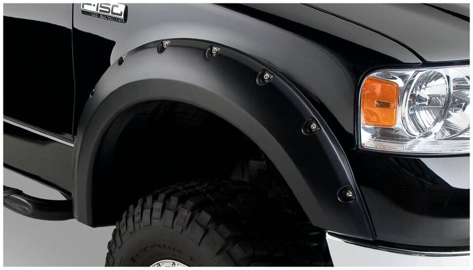 Bushwacker 20053-02 Pocket Style Fender Flares Set 2PC Front Ford F-150 04-08
