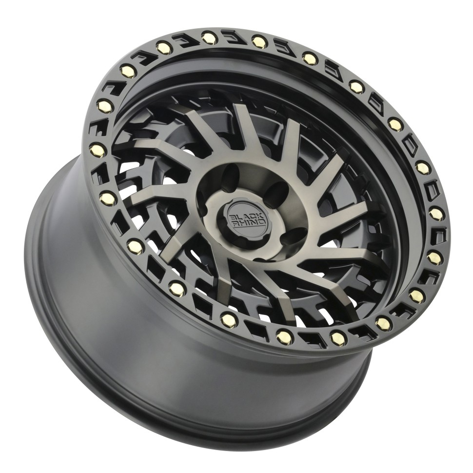 Black Rhino 1790SHD-85114M71 Shredder Wheel Matte Black W/Machined Dark Tint 17x9 -18